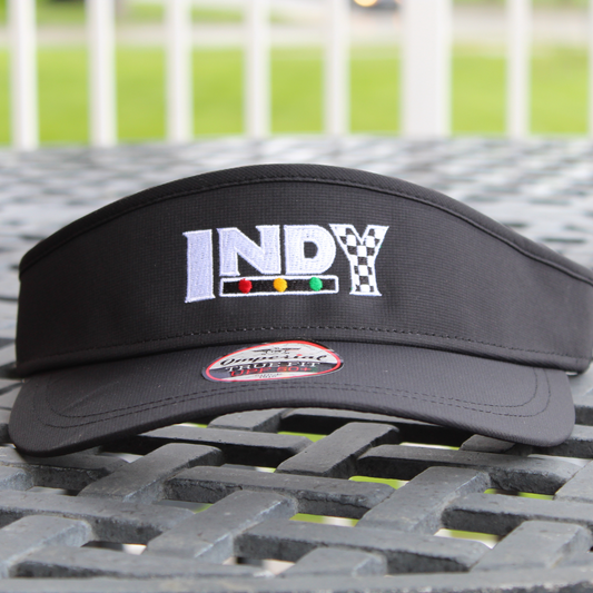 The Indy Hat - Visor - Black