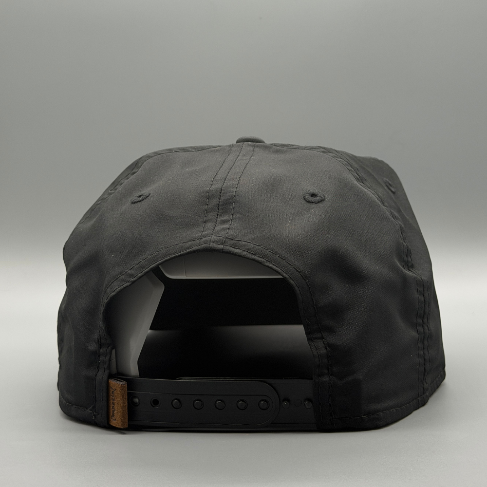 2026 Edition - 5 Panel Soft Rope Hat - Black
