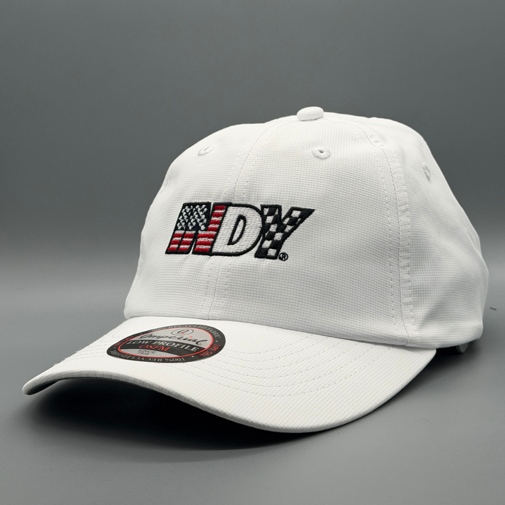 2026 Edition Lightweight Performance Hat White | INDY Cap – The