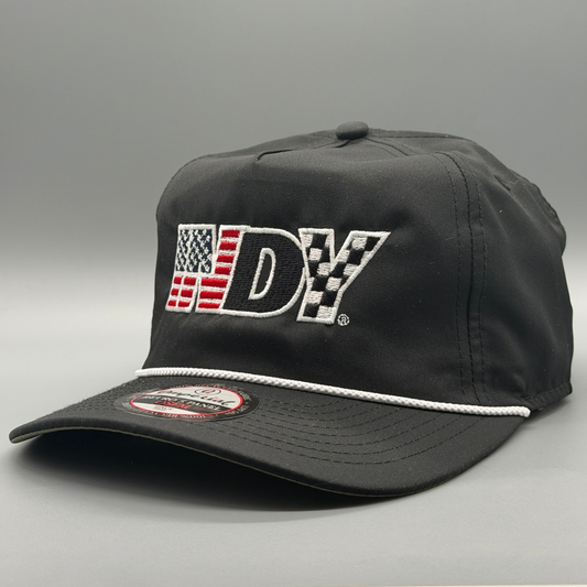 2026 Edition - 5 Panel Soft Rope Hat - Black